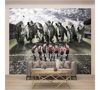 XLMING Art De La Tauromachie Des Gens Du Ciel En Stéréoscopie 3D Papier Peint Luxe Décoration Manger Adulte Intérieure Salon Canapé Chambre Fond TV Mur-400cm×280cm