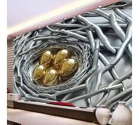 XLMING Art En Relief Abstrait Art Bas Relief Lignes Jade 3D Papier Peint Texture Soyeuse Intissé Salle à Manger Bureau D'étude Canapé Chambre Salon TV Mur-350cm×256cm