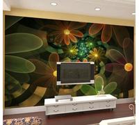 XLMING Beaux Fleurs Tridimensionnelles Créatives Et Colorées 3D Papier Peint Texture Soyeuse Intissé Salle à Manger Bureau D'étude Canapé Chambre Salon TV Mur-150cm×105cm