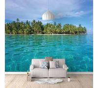 XLMING Bleu Océan Vert Forêt Ciel 3D Papier Peint Luxe Décoration Manger Adulte Intérieure Salon Canapé Chambre Fond TV Mur-150cm×105cm