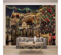 XLMING Boule Suspendue Colorée Créative En Tridimensionnel Représentant Une Architecture 3D Papier Peint Texture Soyeuse Intissé Salle à Manger Bureau D'étude Canapé Chambre Salon TV Mur-200cm×140cm