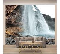XLMING Cascades Falaises Et Lacs Simples En Trois Dimensions 3D Papier Peint Luxe Décoration Manger Adulte Intérieure Salon Canapé Chambre Fond TV Mur-200cm×140cm