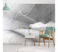 XLMING Créatif Tridimensionnel Géométrique Architecture Individualité 3D Papier Peint Luxe Décoration Manger Adulte Intérieure Salon Canapé Chambre Fond TV Mur-250cm×170cm