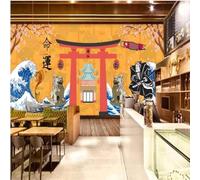 XLMING Créativité Vagues Architecture Personnes Fleurs 3D Papier Peint Luxe Décoration Manger Adulte Intérieure Salon Canapé Chambre Fond TV Mur-200cm×140cm