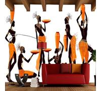 XLMING Dessiné À La Main Art Personnages Femmes Danse 3D Papier Peint Texture Soyeuse Intissé Salle à Manger Bureau D'étude Canapé Chambre Salon TV Mur-250cm×170cm