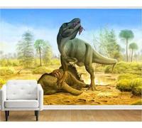 XLMING Douceur Beauté Forêt Point D'Eau Dinosaures Papier Peint 3D Soie De Luxe Intissé Bureau Salle à Manger Canapé Chambre Salon TV Mural Décoratif-250cm×170cm