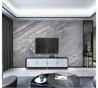 XLMING En Trois Dimensions Art Gris Imitation Marbre Pierres D'Ornement 3D Papier Peint Texture Soyeuse Intissé Salle à Manger Bureau D'étude Canapé Chambre Salon TV Mur-430cm×300cm