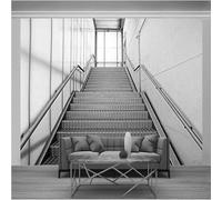 XLMING Extension De L'Espace Pour L'Escalier Cubique En Métal 3D Papier Peint Luxe Décoration Manger Adulte Intérieure Salon Canapé Chambre Fond TV Mur-150cm×105cm