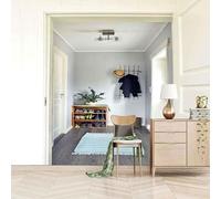 XLMING Extension Stéréoscopique De L'Espace Des Pièces Simples 3D Papier Peint Premium Texturé Soie Bureau Salle à Manger Salon Chambre Coucher Canapé TV Mur-200cm×140cm