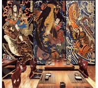 XLMING Figures Abstraites Rétro Dessinées À La Main Animaux 3D Papier Peint Luxe Décoration Manger Adulte Intérieure Salon Canapé Chambre Fond TV Mur-400cm×280cm