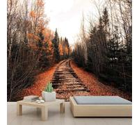 XLMING Forêt D'Automne Stéréoscopique Extension De L'Espace Papier Peint 3D Soie Texturée Haut De Gamme Salon Canapé Chambre À Coucher Salle Manger Murale-200cm×140cm