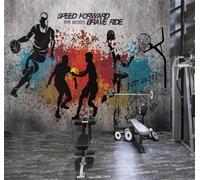 XLMING Graffitis Rétro Colorés Représentant Des Personnages Sportifs 3D Papier Peint Luxe Décoration Manger Adulte Intérieure Salon Canapé Chambre Fond TV Mur-250cm×170cm