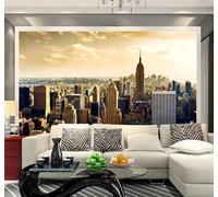 XLMING Grand Format En En Trois Dimensions Architecture Urbaine Paysage Bureau 3D Papier Peint Luxe Décoration Manger Adulte Intérieure Salon Canapé Chambre Fond TV Mur-300cm×210cm