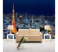 XLMING Grande Architecture Urbaine En Trois Dimensions Rivière Ciel 3D Papier Peint Texture Soyeuse Intissé Salle à Manger Bureau D'étude Canapé Chambre Salon TV Mur-250cm×170cm