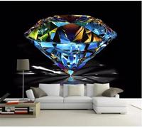 XLMING Individualité Art Tridimensionnel Diamants De Couleur Fine 3D Papier Peint Premium Texturé Soie Bureau Salle à Manger Salon Chambre Coucher Canapé TV Mur-300cm×210cm