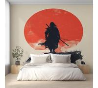 XLMING Minimaliste Dessiné À La Main Créatif Lever De Soleil Personnes 3D Papier Peint Luxe Décoration Manger Adulte Intérieure Salon Canapé Chambre Fond TV Mur-250cm×170cm