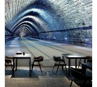 XLMING Minimaliste Tridimensionnel Tunnel Espace Extension Papier Peint 3D Soie Texturée Haut De Gamme Salon Canapé Chambre À Coucher Salle Manger Murale-150cm×105cm