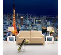 XLMING Minimaliste Tridimensionnel Ville Architecture Ciel 3D Papier Peint Texture Soyeuse Intissé Salle à Manger Bureau D'étude Canapé Chambre Salon TV Mur-430cm×300cm