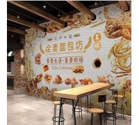 XLMING Mur De Briques Blanches Pain Complet Créatif 3D Papier Peint Luxe Décoration Manger Adulte Intérieure Salon Canapé Chambre Fond TV Mur-150cm×105cm