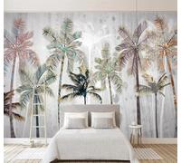 XLMING Nostalgie Fraîcheur Élégance Forêt Oiseaux 3D Papier Peint Texture Soyeuse Intissé Salle à Manger Bureau D'étude Canapé Chambre Salon TV Mur-400cm×280cm
