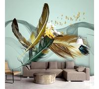 XLMING Oiseaux Élans À Plumes Multicolores En Trois Dimensions Papier Peint 3D Soie Texturée Haut De Gamme Salon Canapé Chambre À Coucher Salle Manger Murale-400cm×280cm