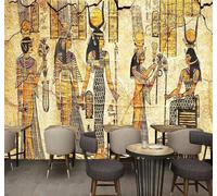 XLMING Papier Peint 3D Rétro Nostalgie Personnages Art Style | Autocollants Décoratifs Haut de Gamme Adaptés à Tous les Murs Des Restaurants Canapés Salons et Chambres Coucher-250cm×170cm