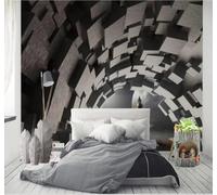 XLMING Personnalité Art Relief Extension De L'Espace Arrière Plan 3D Papier Peint Texture Soyeuse Intissé Salle à Manger Bureau D'étude Canapé Chambre Salon TV Mur-300cm×210cm