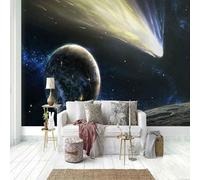 XLMING Planètes De L'Univers Spatial Simple En Stéréo 3D Papier Peint Luxe Décoration Manger Adulte Intérieure Salon Canapé Chambre Fond TV Mur-430cm×300cm