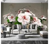 XLMING Relief En En Trois Dimensions Belle Rose Fleur 3D Papier Peint Luxe Décoration Manger Adulte Intérieure Salon Canapé Chambre Fond TV Mur-250cm×170cm