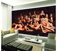 XLMING Rétro En Trois Dimensions Fille Bar Hôtel Papier Peint 3D Soie De Luxe Intissé Bureau Salle à Manger Canapé Chambre Salon TV Mural Décoratif-200cm×140cm