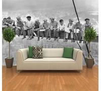 XLMING Rétro Tridimensionnel Figures Architecture Urbaine Art 3D Papier Peint Premium Texturé Soie Bureau Salle à Manger Salon Chambre Coucher Canapé TV Mur-430cm×300cm