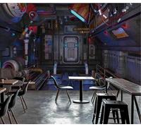 XLMING Rétro Tridimensionnel Spatial Créatif Individualité 3D Papier Peint Luxe Décoration Manger Adulte Intérieure Salon Canapé Chambre Fond TV Mur-300cm×210cm