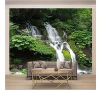 XLMING Rivière Cascade De La Forêt Verte 3D Papier Peint Luxe Décoration Manger Adulte Intérieure Salon Canapé Chambre Fond TV Mur-300cm×210cm