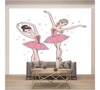 XLMING Simple Tridimensionnel Fille De Ballet Créatif 3D Papier Peint Luxe Décoration Manger Adulte Intérieure Salon Canapé Chambre Fond TV Mur-350cm×256cm