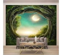 XLMING Tridimensionnel Beau Ciel Étoilé Vieilles Vignes Créatif 3D Papier Peint Luxe Décoration Manger Adulte Intérieure Salon Canapé Chambre Fond TV Mur-350cm×256cm