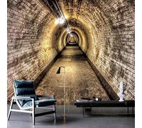 XLMING Tunnel D'Expansion De Mur De Briques D'Art Vintage 3D Papier Peint Texture Soyeuse Intissé Salle à Manger Bureau D'étude Canapé Chambre Salon TV Mur-200cm×140cm