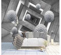 XLMING Tunnel Géométrique En Tridimensionnel Extension Spatiale Sphère 3D Papier Peint Premium Texturé Soie Bureau Salle à Manger Salon Chambre Coucher Canapé TV Mur-430cm×300cm