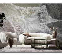 XLMING Vintage Art Abstract Tree Wheel Of The Year Grey 3D Papier Peint Texture Soyeuse Intissé Salle à Manger Bureau D'étude Canapé Chambre Salon TV Mur-150cm×105cm