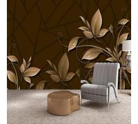 XLMING Vintage Nostalgie Relief Herbe Vigne Jardinage Fleur 3D Papier Peint Texture Soyeuse Intissé Salle à Manger Bureau D'étude Canapé Chambre Salon TV Mur-300cm×210cm