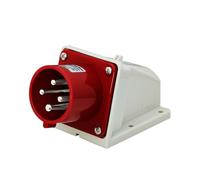 XLMURZAC Connecteur Industriel étanche CEE 4 Fils 32 A, Prise Claire et foncée 6818TYP283(Exposed Plug)