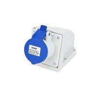 XLMURZAC Connecteur Industriel mâle/Femelle étanche 32 A 3 Broches 220 V-250 V IP44 2P+E, Prise et fiche industrielles(123x 32a 3pin)