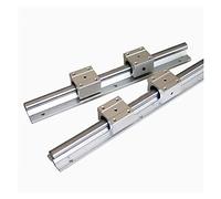 XLMURZAC Support de Rail linéaire Professionnel 2 pièces 16 mm, Support d'arbre linéaire 200 mm SBR16 + 4 Blocs de roulement linéaires SBR16UU