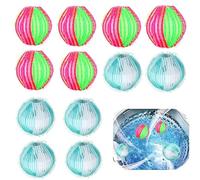 XLOUCH Anti Poil Machine à Laver, 12 PCS Réutilisable Cheveux Animaux Nettoyage Outil pour Machine à Laver, pour Nettoyer Poils d'animaux Domestiques, Cheveux, Débris Coton