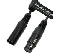 XLR 4 Pin Male to XLR 4 Pin Female Power Cable for Sony VeniceF55SXS Camera,for Canon C300 MkiiC500 Mkii,Blackmagic Ursa Mini Pro 2M/6.56ft