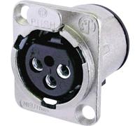 XLR embase femelle, contacts droits Neutrik NC3FD-V Nombre de pôles: 3 argent 1 pc(s)