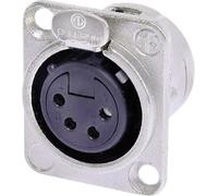 XLR embase femelle, contacts droits Neutrik NC4FD-L-1 Nombre de pôles: 4 argent 1 pc(s)