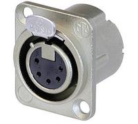 XLR embase femelle, contacts droits Neutrik NC5FD-LX Nombre de pôles: 5 argent