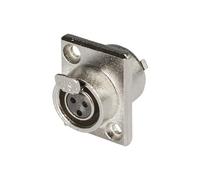 XLR embase femelle verticale HI-XMEF3 Nombre de pôles: 3 argent 1 pc(s)