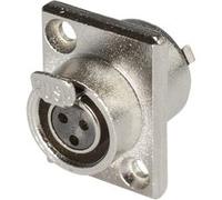 XLR embase femelle verticale Hicon HI-XMEF3 Nombre de pôles: 3 argent 1 pc(s) Argent G