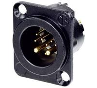 XLR embase mâle, contacts droits Neutrik NC10MD-LX-B-CON Nombre de pôles: 10 noir 1 pc(s)